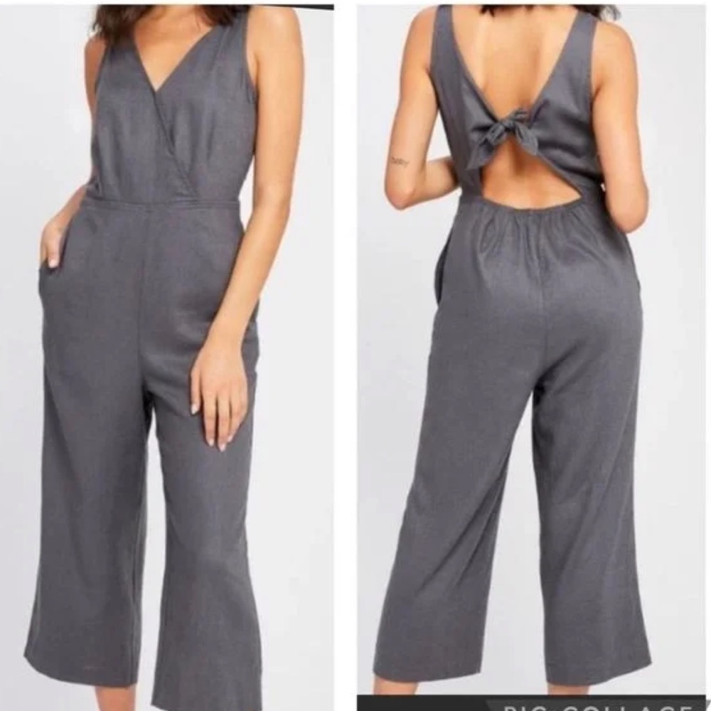 NWT Gentle Fawn Arthur Jumpsuit Graphite Sz 4